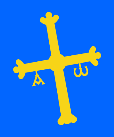Bandera de Principado de Asturias